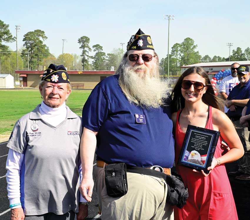 Lauren with Legion Family members 