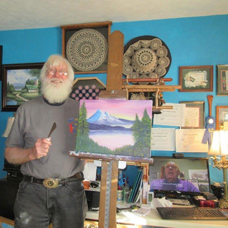 Veterans showcase heart through art … from home