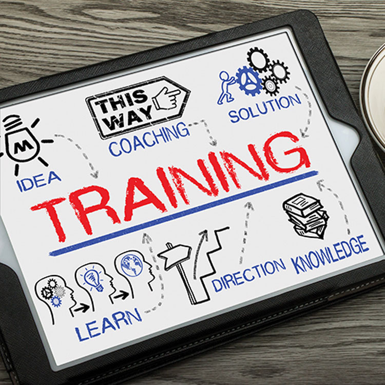 training info on iPad