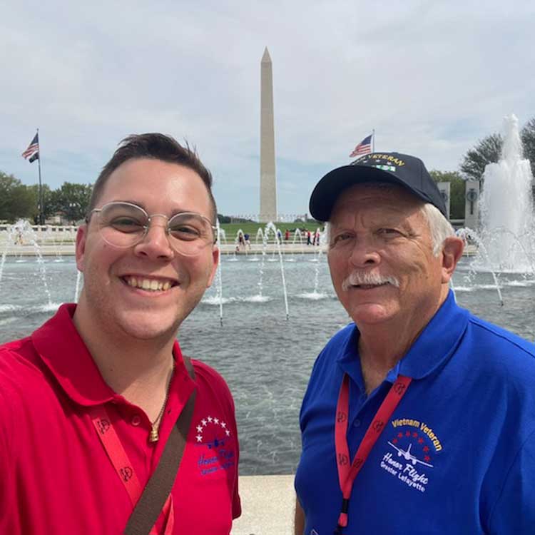 Honor Flight with grandfather a memorable experience