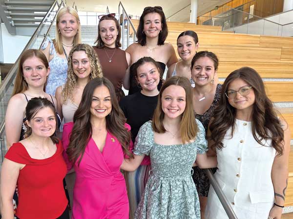 Ashley Cetnarowski with other ALA Girls State participants