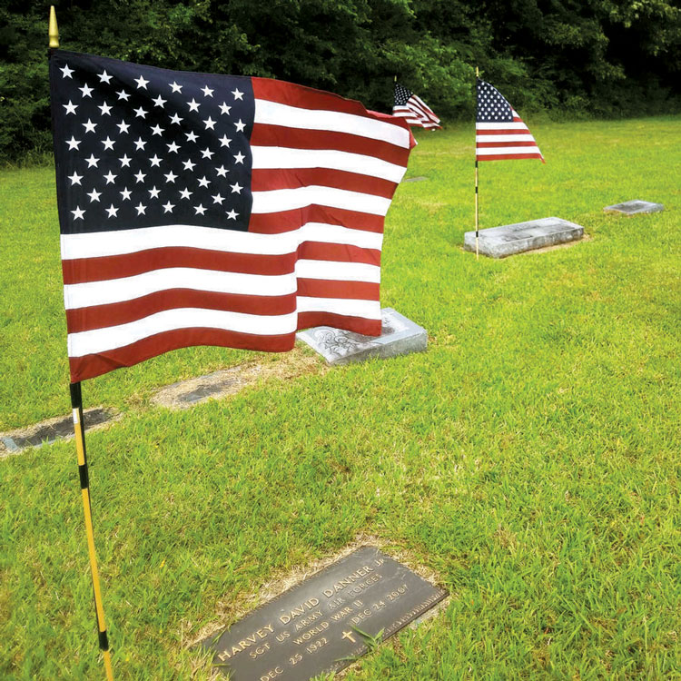 Paying tribute to the heroes buried at local cemeteries
