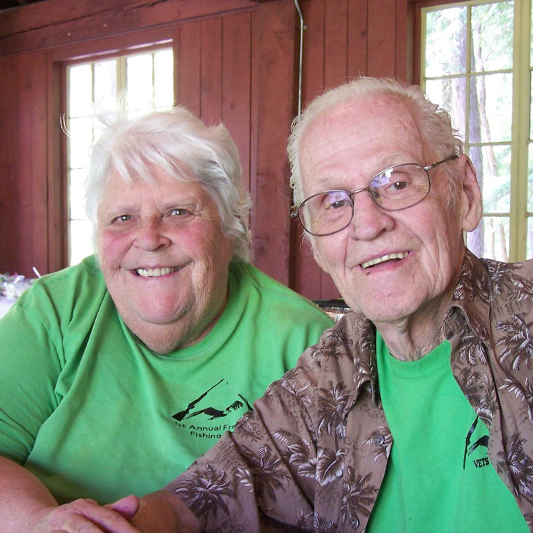 Carol Cook and her husband, Bernard 