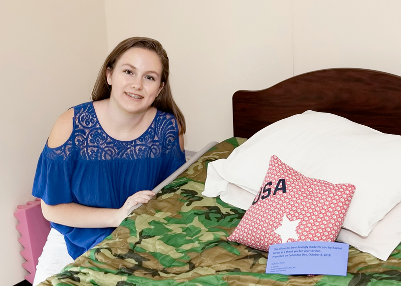 ALA Junior Rachel Porter of Unit 65 in Saluda, S.C.