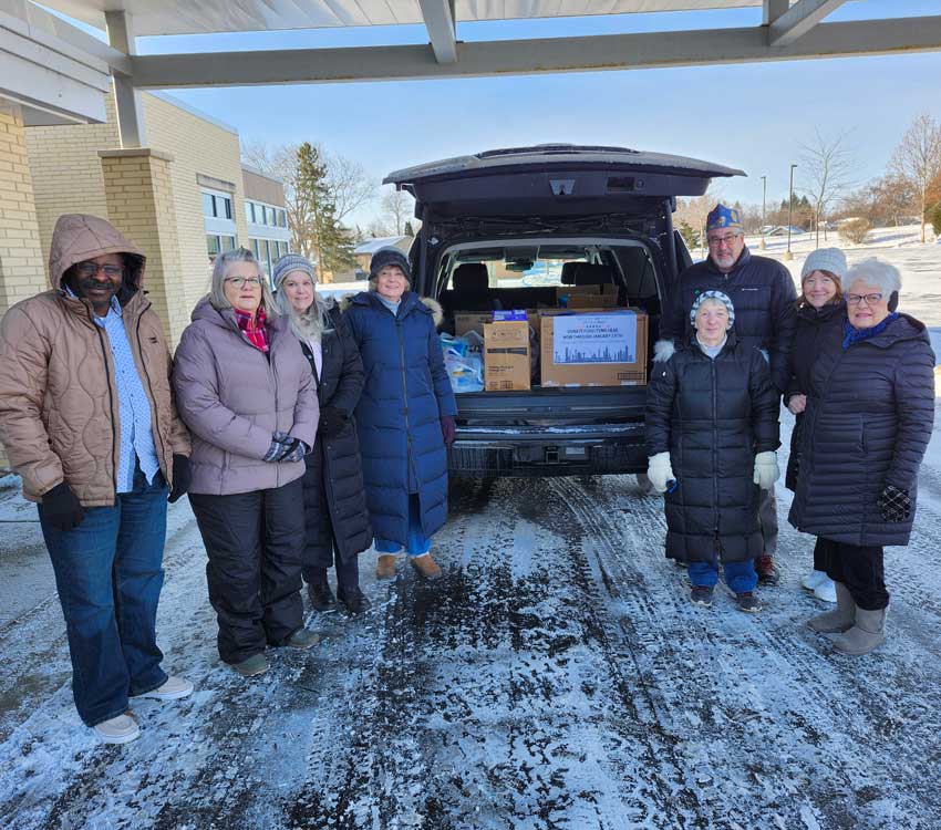 Wisconsin Legion Family donates food to local pantries