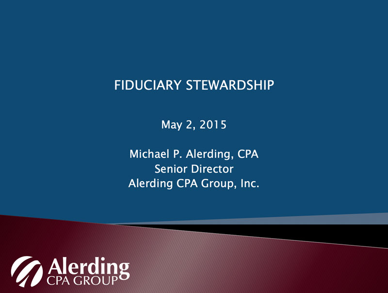 Fiduciary Stewardship Presentation